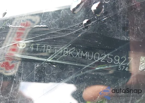 2021 Toyota Camry Le Awd из США, поврежденный, VIN 4T1R11BKXMU025927